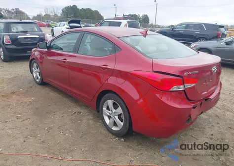 2013 Hyundai Elantra Gls из США, поврежденный, VIN 5NPDH4AE1DH416272
